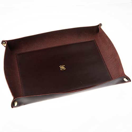 XL Valet Tray in Burgundy