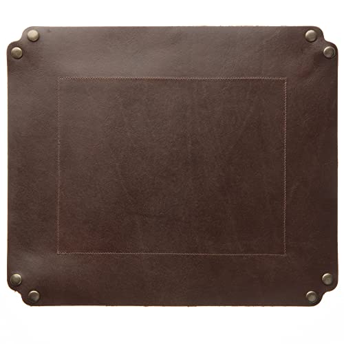 XL Valet Tray in Dark Walnut Brown