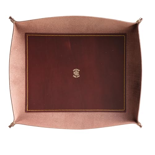 XL Valet Tray in Burgundy Gold