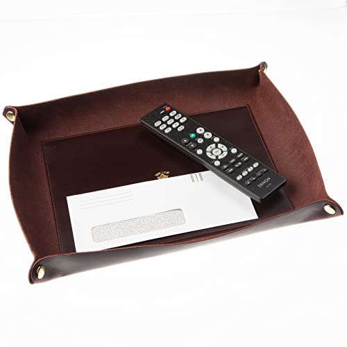 XL Valet Tray in Burgundy