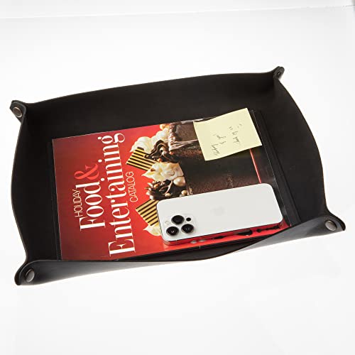 XL Valet Tray in Ebony Black