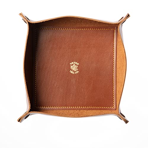 Large Valet Tray in Chestnut Gold