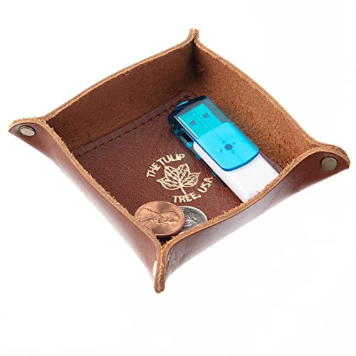 Mini Valet Tray in Old English Chestnut