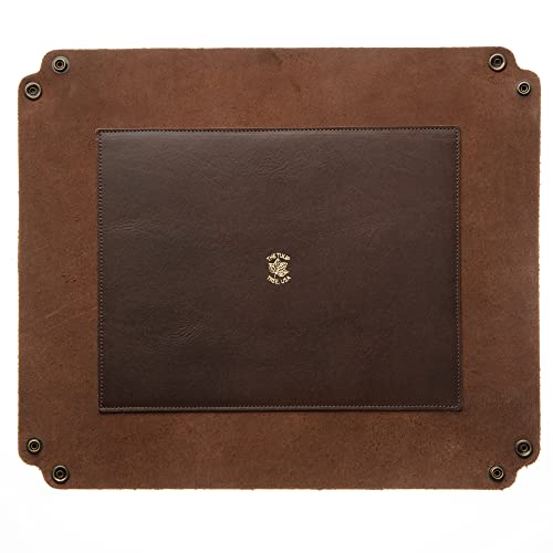 XL Valet Tray in Dark Walnut Brown