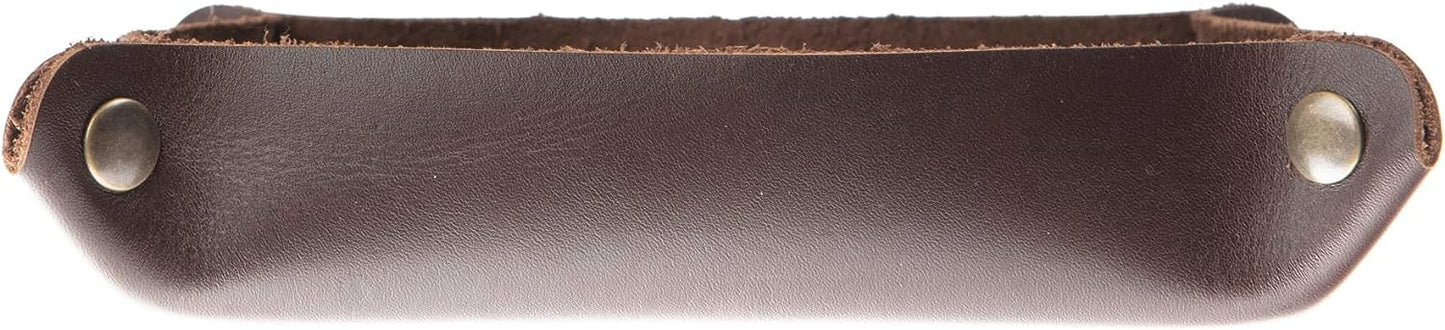 Large Valet Tray in Dark Brown