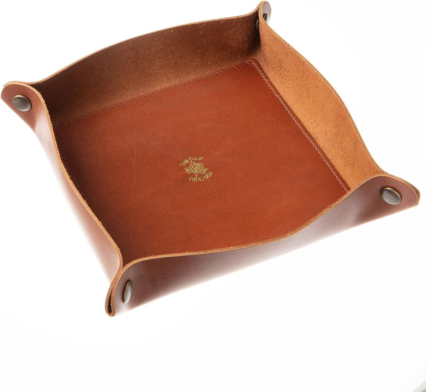 Large Valet Tray in Chestnut