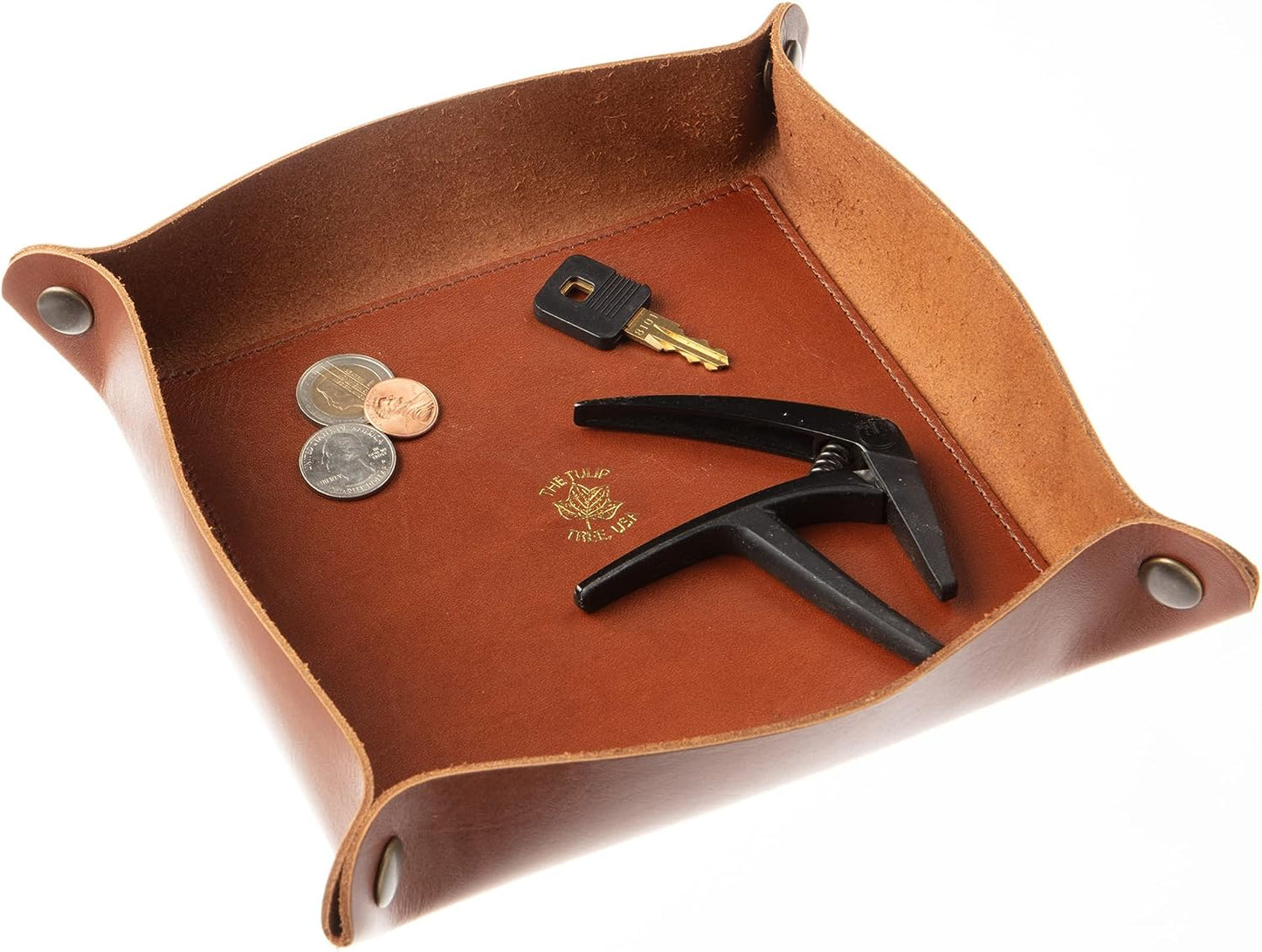 Large Valet Tray in Chestnut