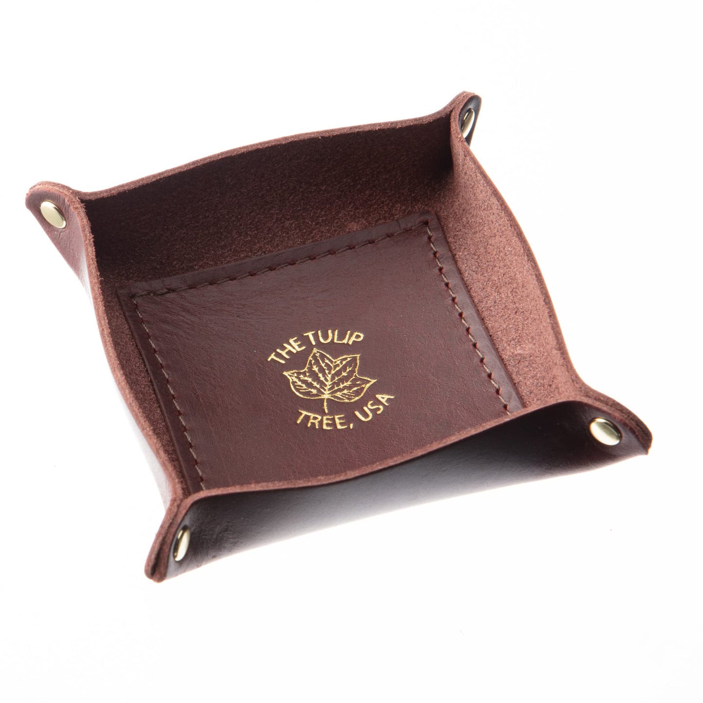 Mini Valet Tray in Burgundy