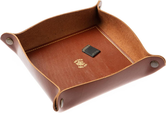 Medium Valet Tray in Chestnut Gold