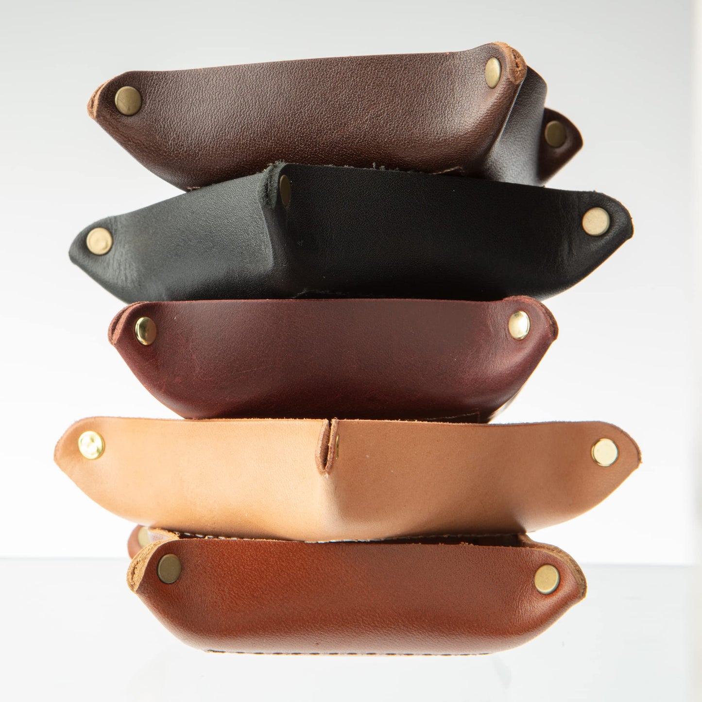 Mini Valet Tray in Dark Walnut Brown