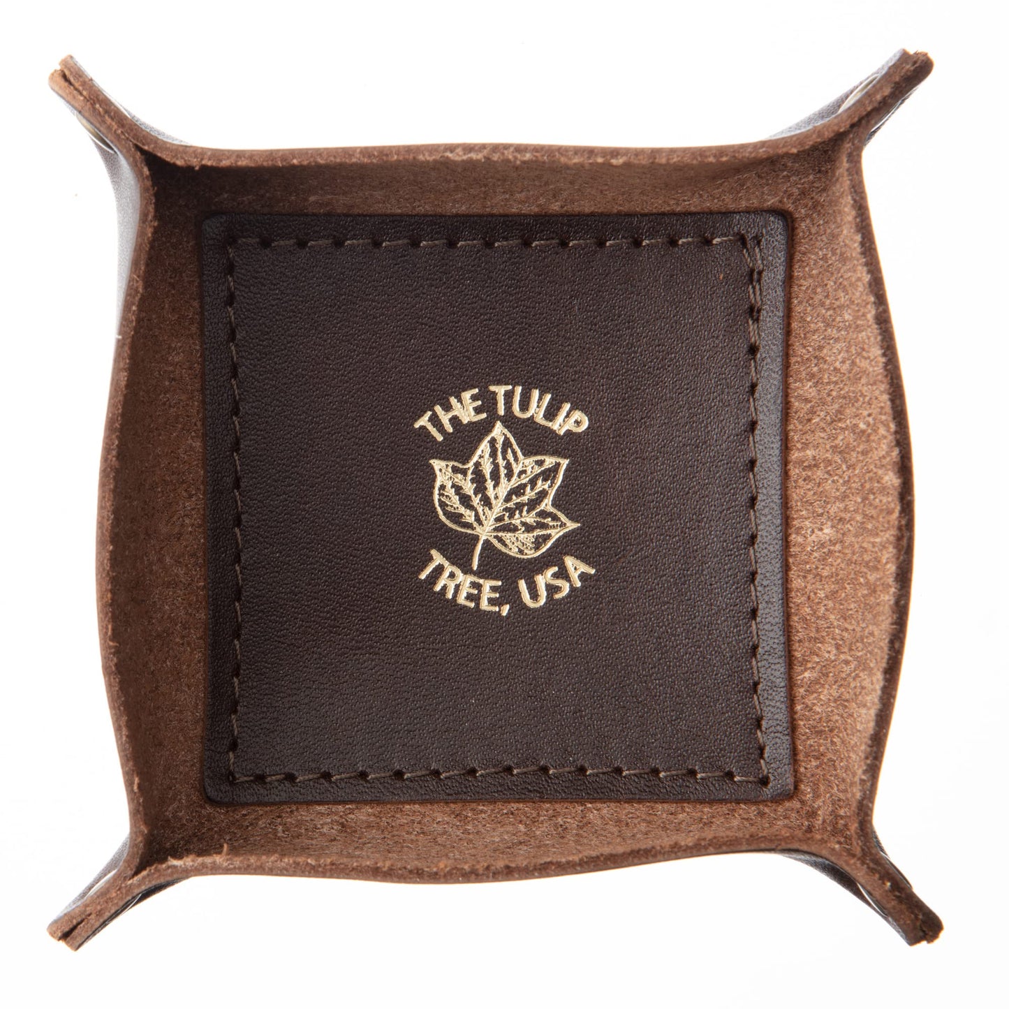 Mini Valet Tray in Dark Walnut Brown