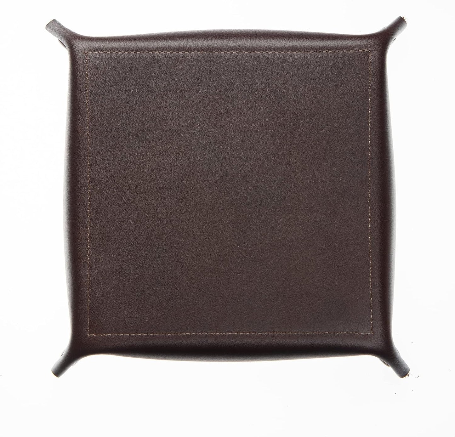 Large Valet Tray in Dark Brown