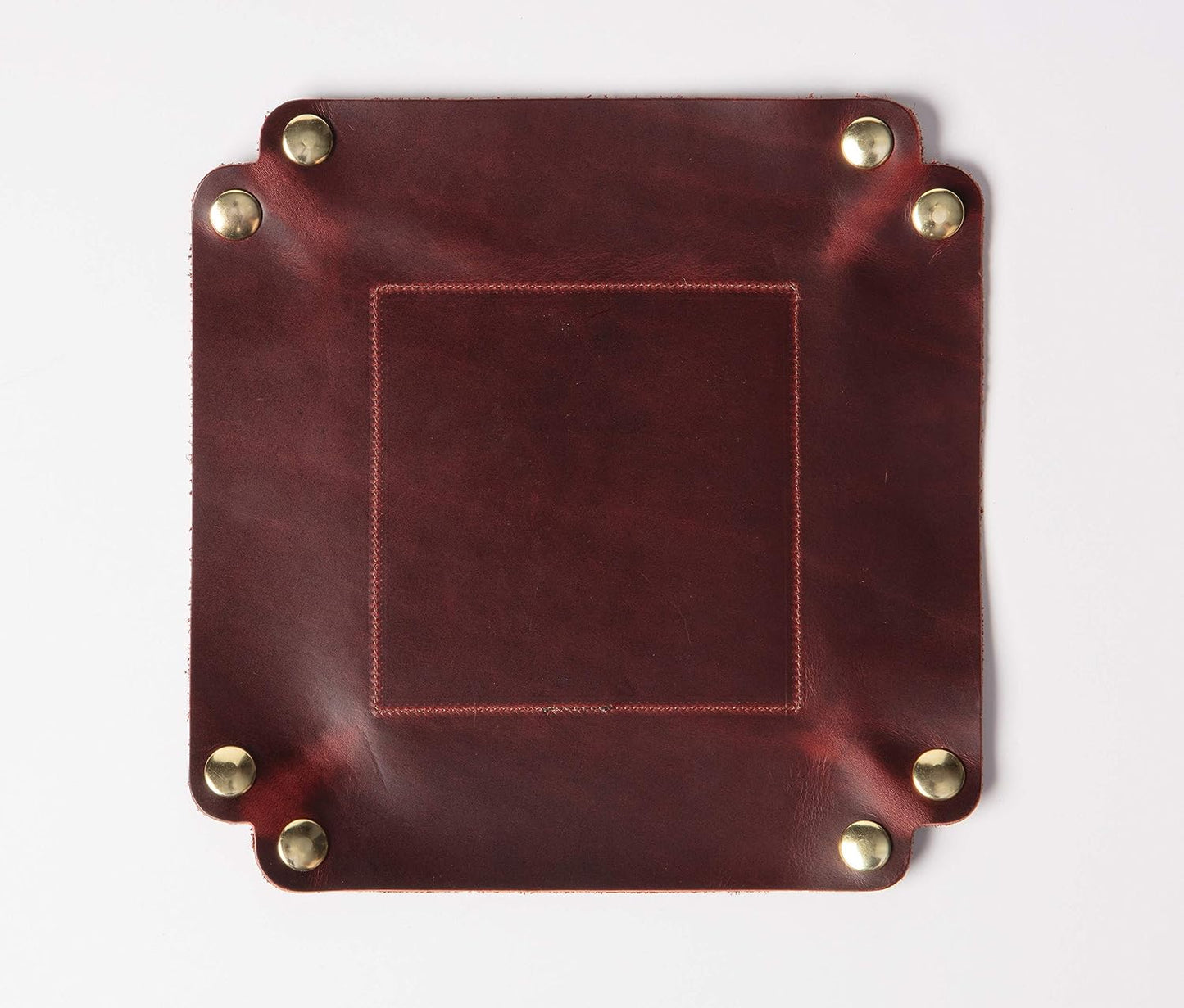 Medium Valet Tray in Burgundy