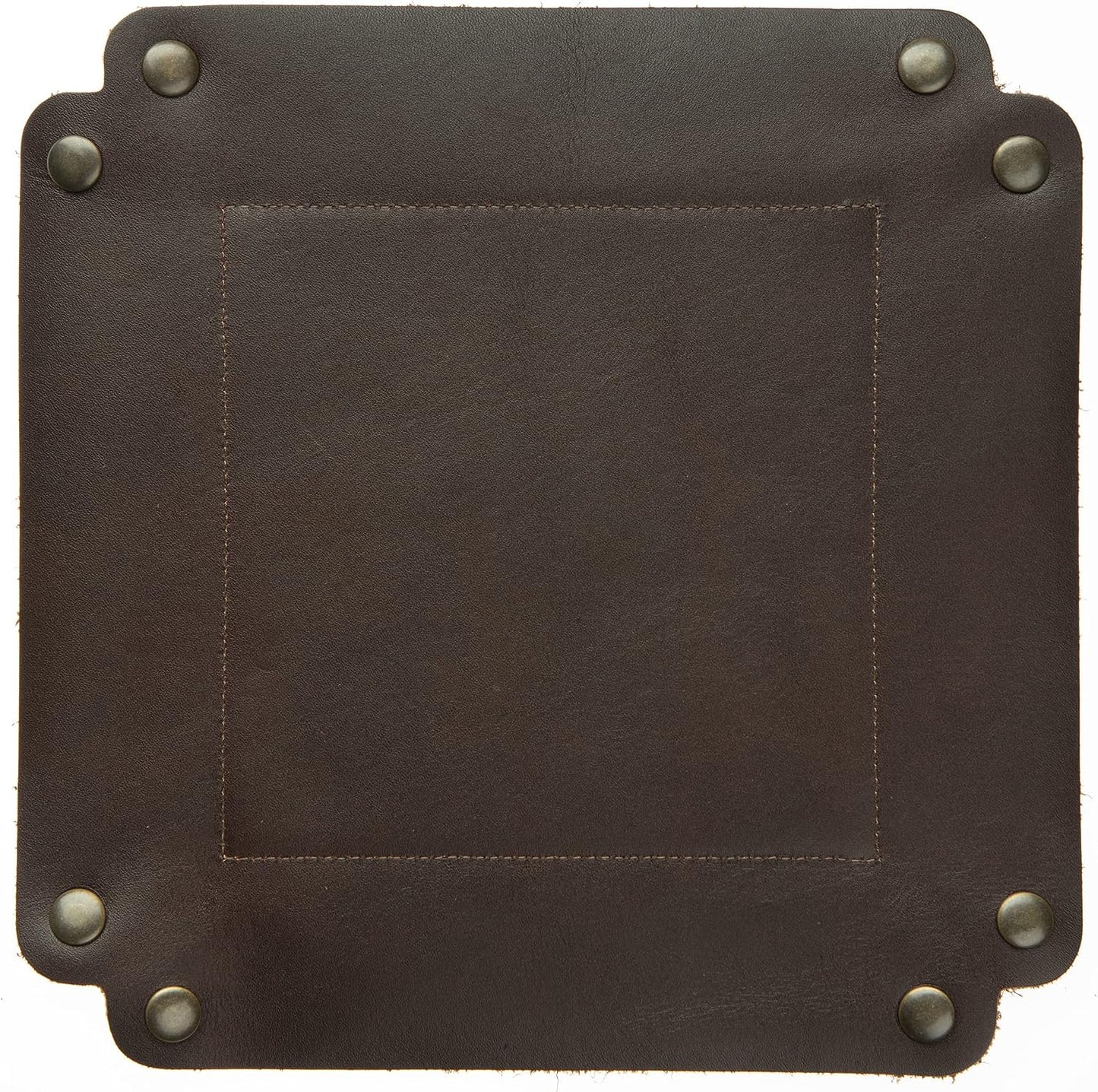 Large Valet Tray in Dark Brown
