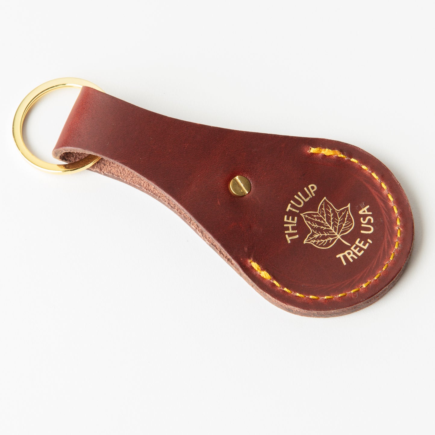 Burgundy Airtag Compatible Key Chain
