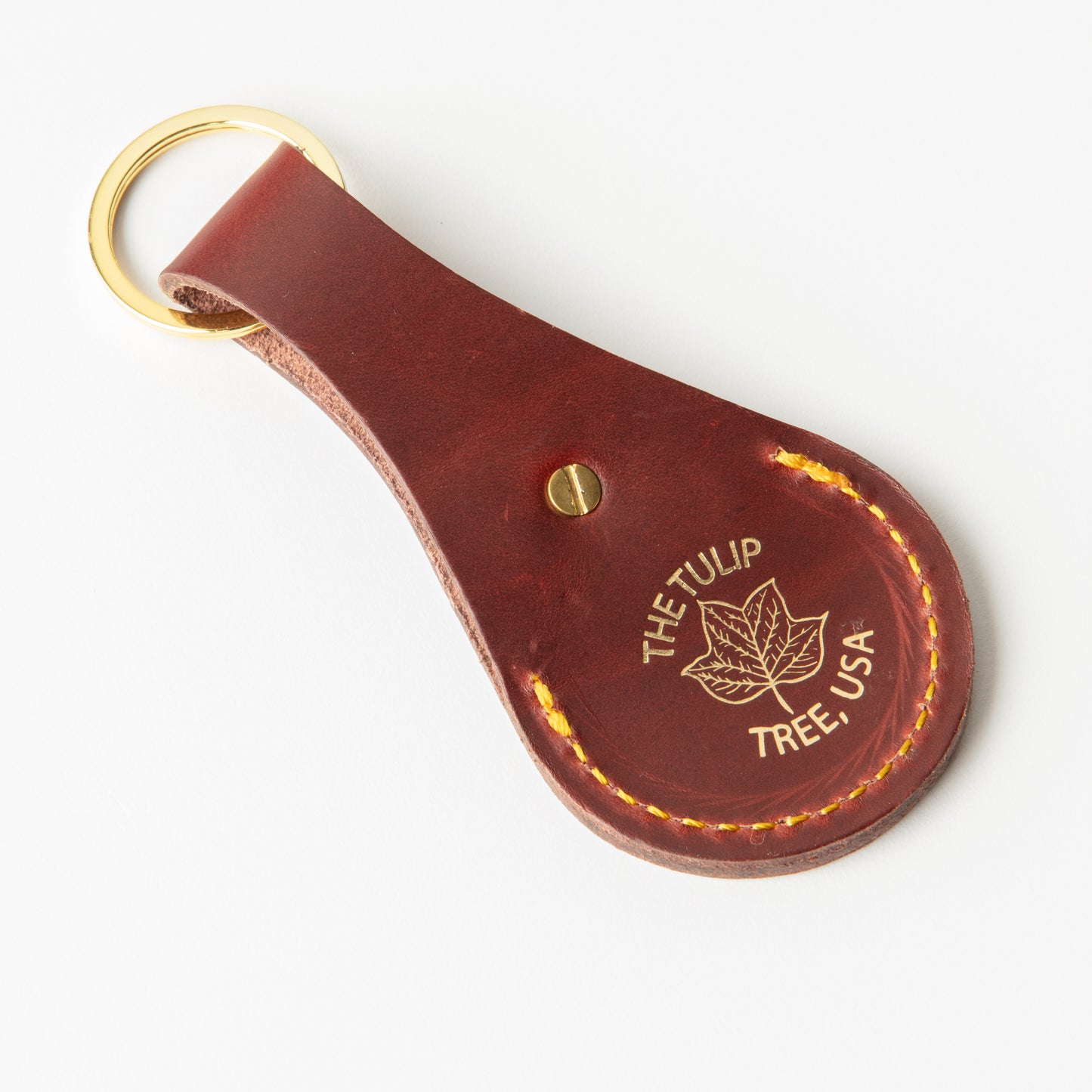 Burgundy Airtag Compatible Key Chain