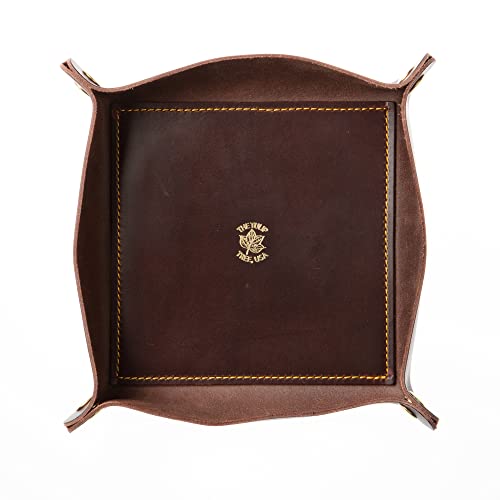 Large Valet Tray in Burgundy Gold