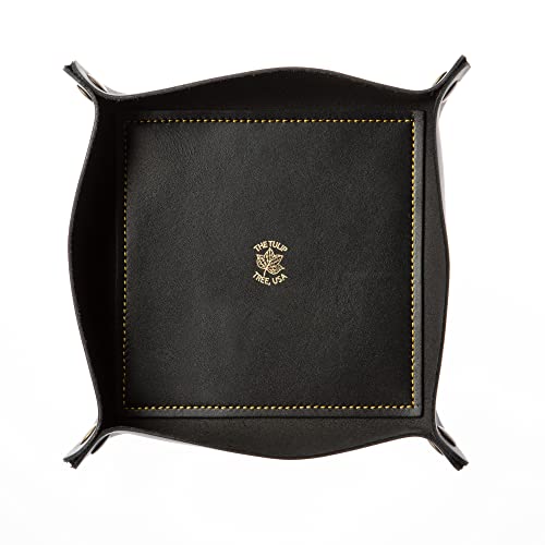 Large Valet Tray in Black Gold