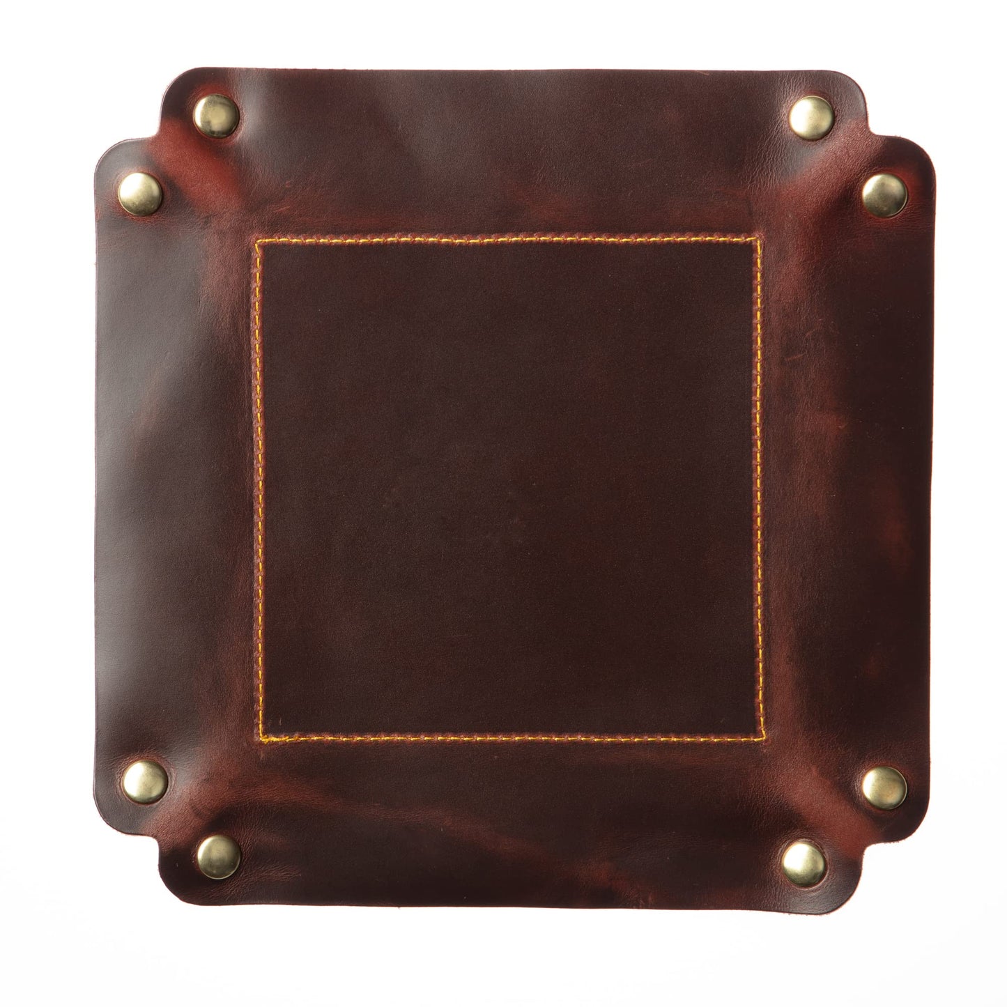 Large Valet Tray in Burgundy Gold